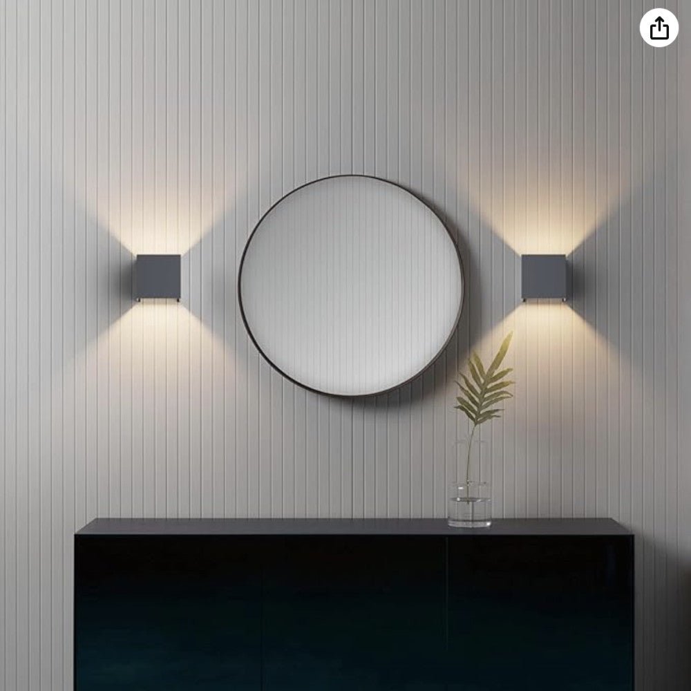 Lumo Cube Zwart - Wandarmatuur zonder lichtbron - Excl 1xG9 - IP65 - LED.nl