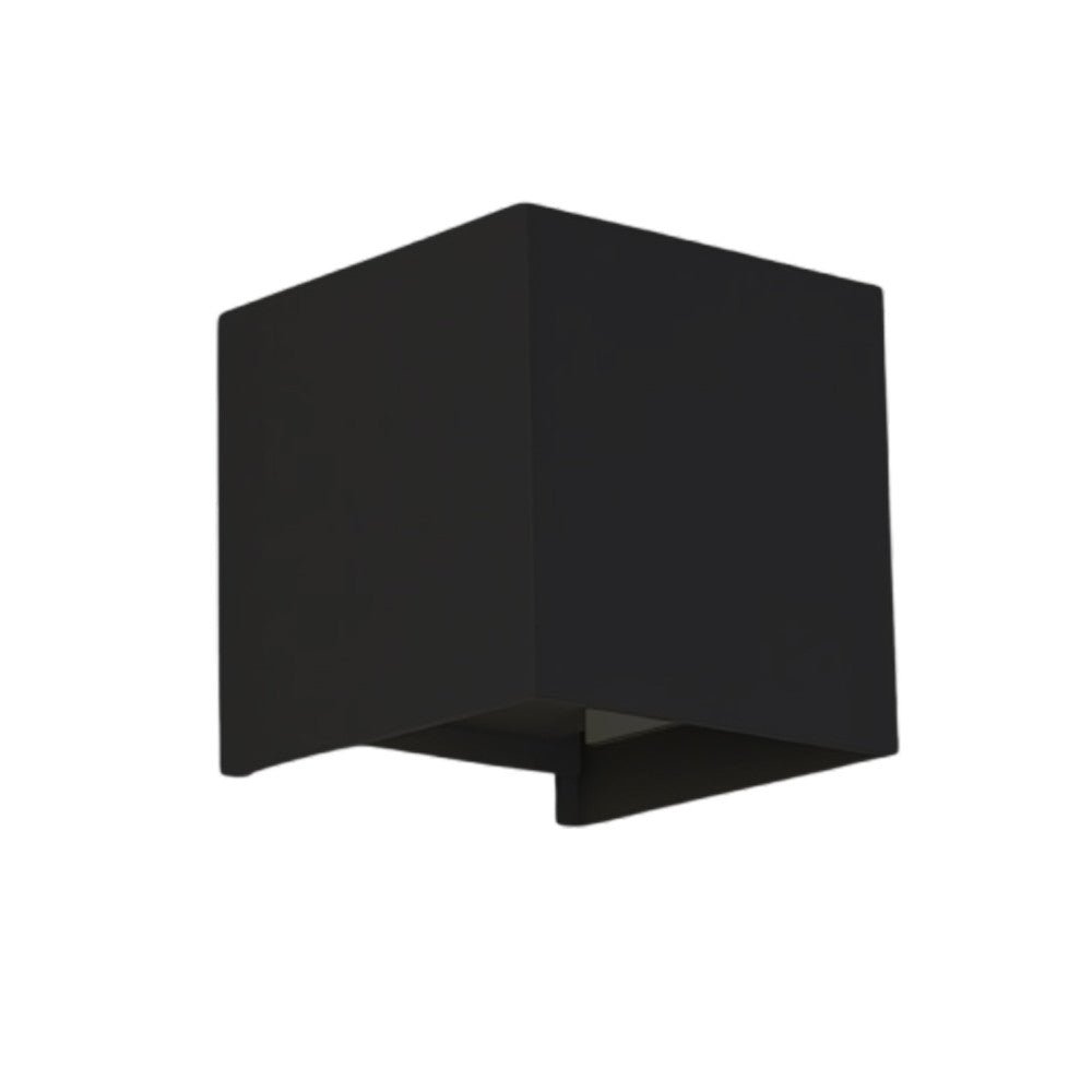Lumo Cube Zwart - Wandarmatuur zonder lichtbron - Excl 1xG9 - IP65 - LED.nl