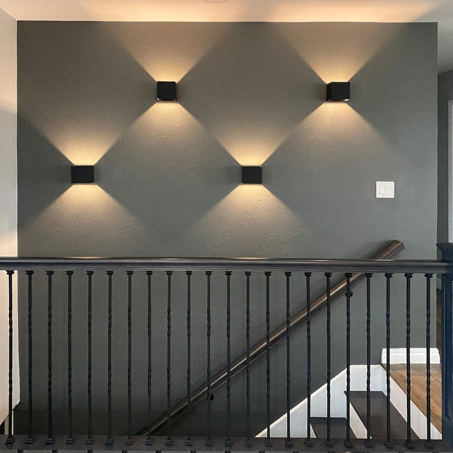 Lumo Recta Anthrazit – Wandleuchte ohne Leuchtmittel – ohne 2xG9 – IP65 - LED.de