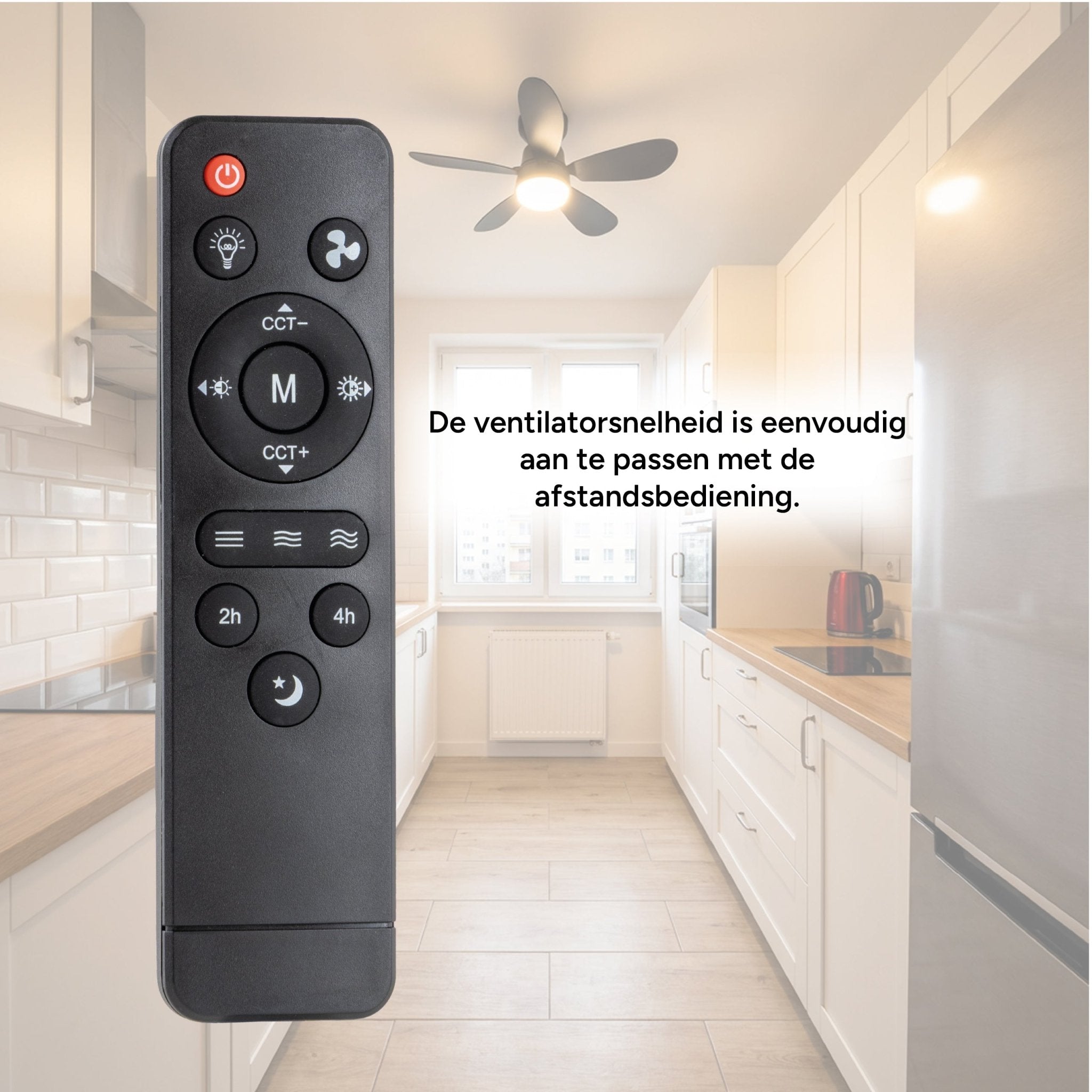 Plafondlamp met ventilator - 25W 1100lm 3000K/6500K Verwijderbare bladen Gemakkelijke installatie Plafondventilatoren LED.nl