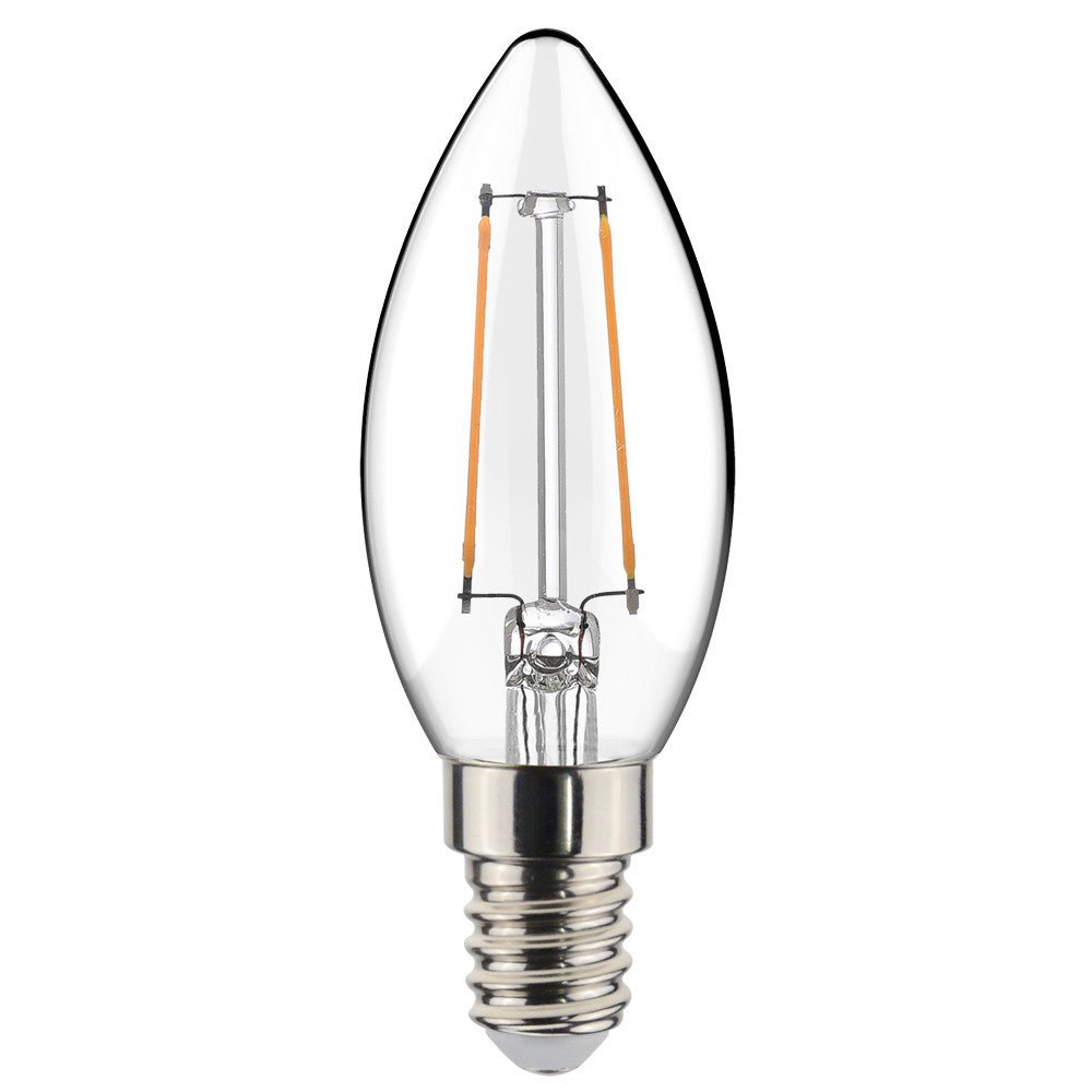 Proventa Longlife Filament LED kaarslamp met kleine E14 fitting - _ 35 mm - 1 x LED Kaarslamp - LED.nl