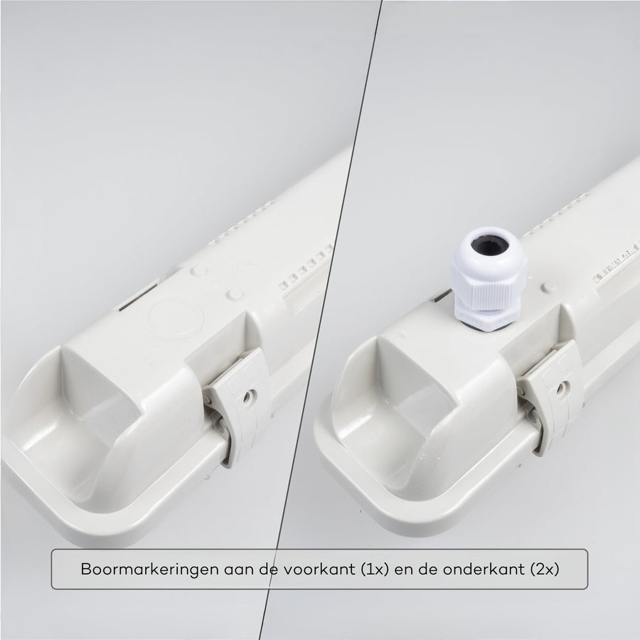 Proventa TL lamp LED complete 120 cm - Fixture with LED tube - Waterproof - 1890 lm - LED.nl