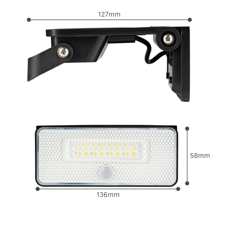 SolarEssence LED Outdoor Light with Motion Sensor - Wall Mount - 1000 Lumen - IP54 Waterproof - LED.nl