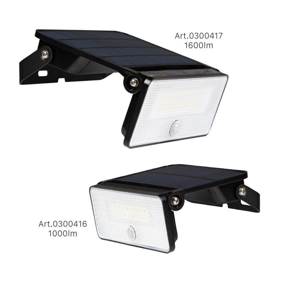 SolarEssence LED Outdoor Light with Motion Sensor - Wall Mount - 1000 Lumen - IP54 Waterproof - LED.nl