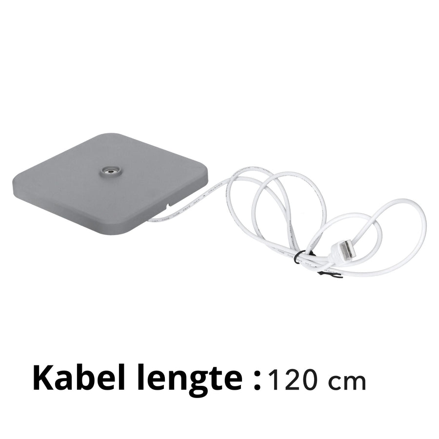 TouchDim Oplaadbare LED Tafellamp - Dimbaar via aanraking - Binnen en buiten - Grijs (kopie) Tafellampenen LED.nl