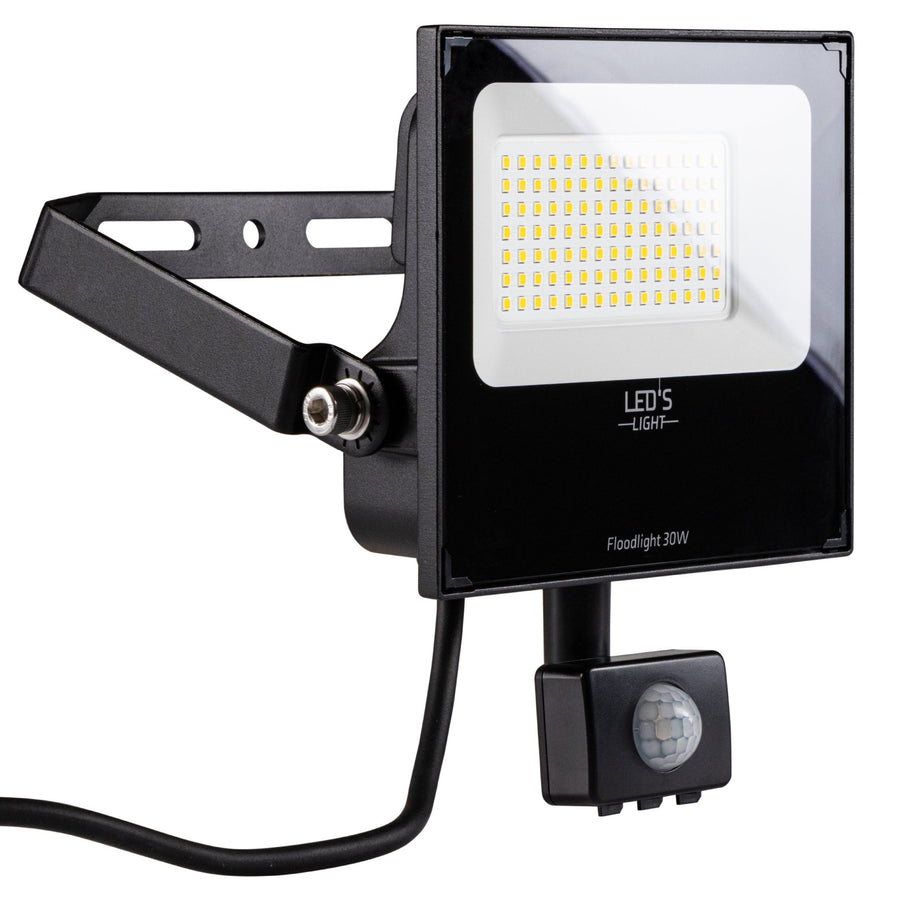 UltraFlood LED Schijnwerper 30W met Bewegingssensor en Daglichtsensor - Kantelbaar - 5400 Lumen - IP65 Schijnwerpers LED.nl