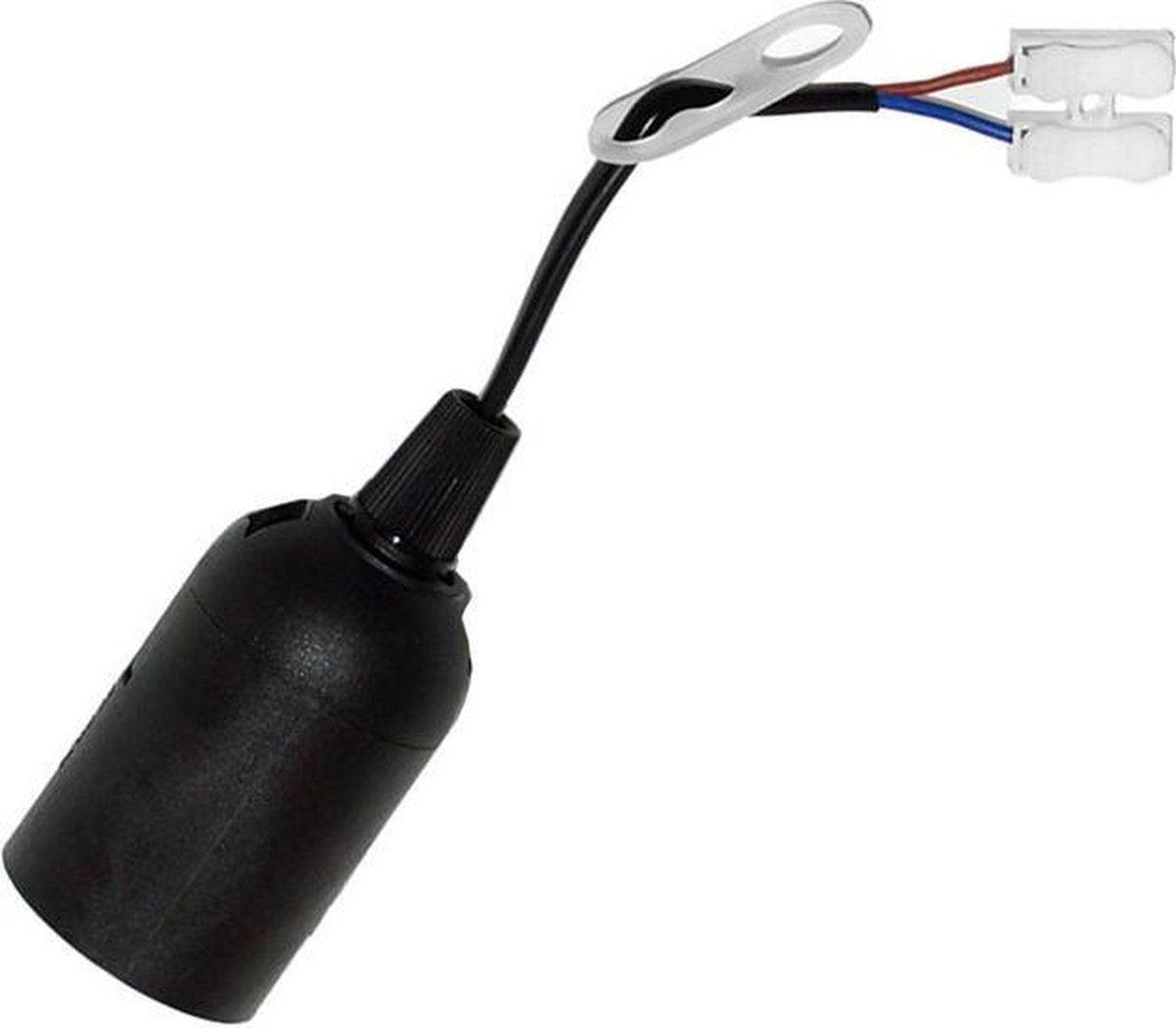 10 x Verhuisfitting E27 met kroonsteen - Set van 10 E27 lampfittingen max. 60W - LED.nl