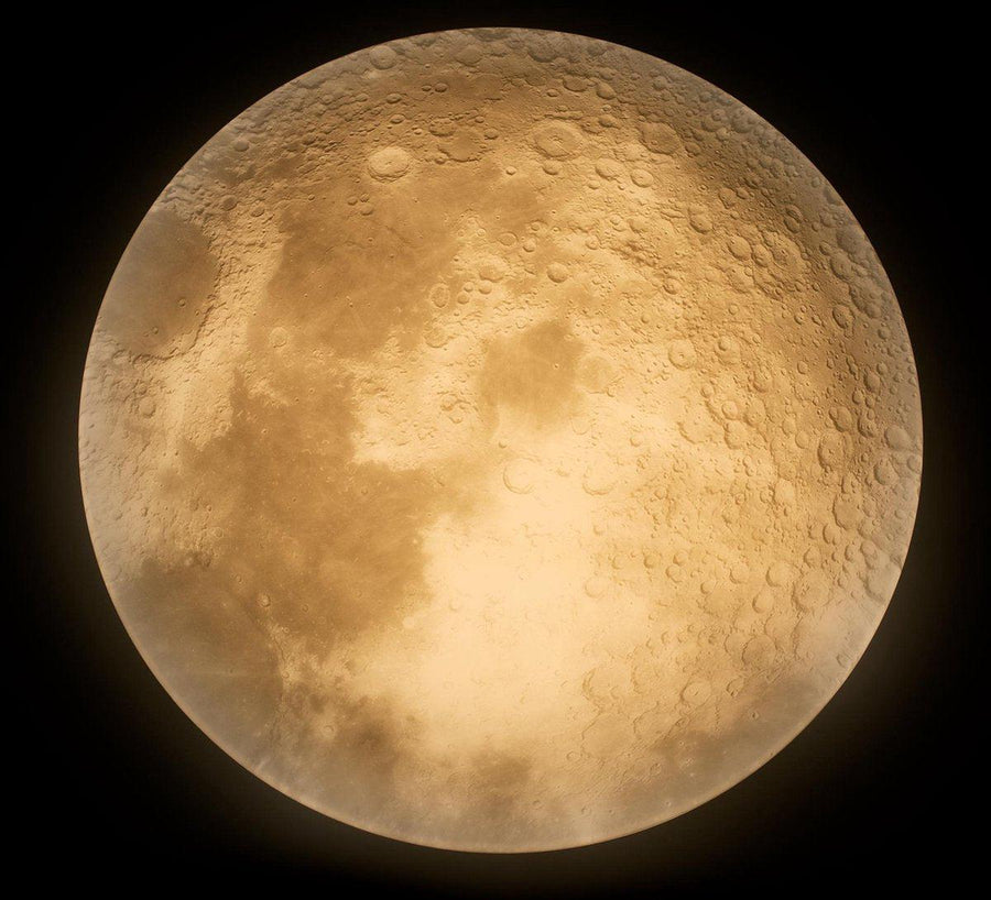 LED's Light Moon Ceiling Lamp for the Bedroom - Dimmable with remote control - 60 cm - LED.nl