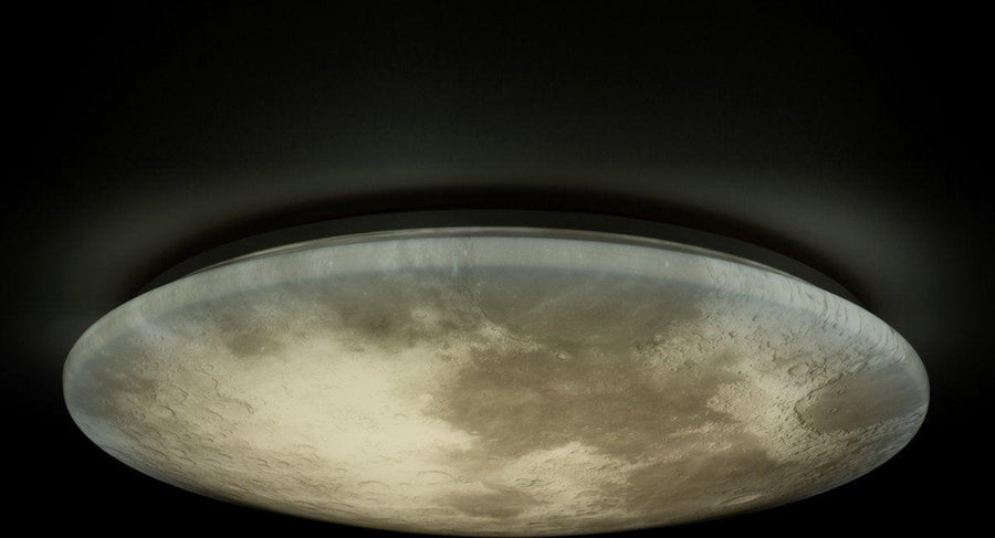 LED's Light Moon Ceiling Lamp for the Bedroom - Dimmable with remote control - 60 cm - LED.nl