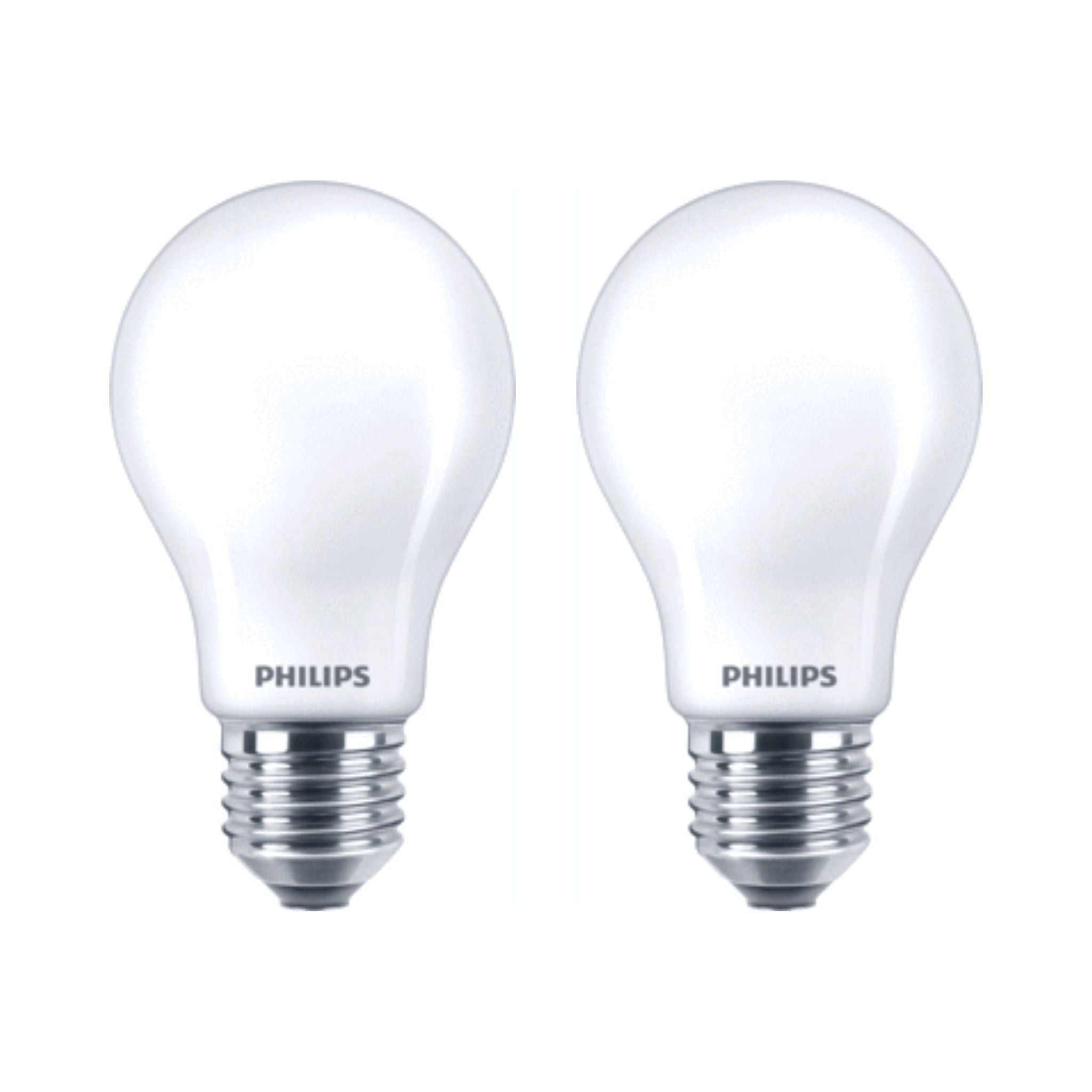 2-pack Philips LED Lampen E27 - Mat - Warm wit - 8.5W vervangt 75W - LED.nl