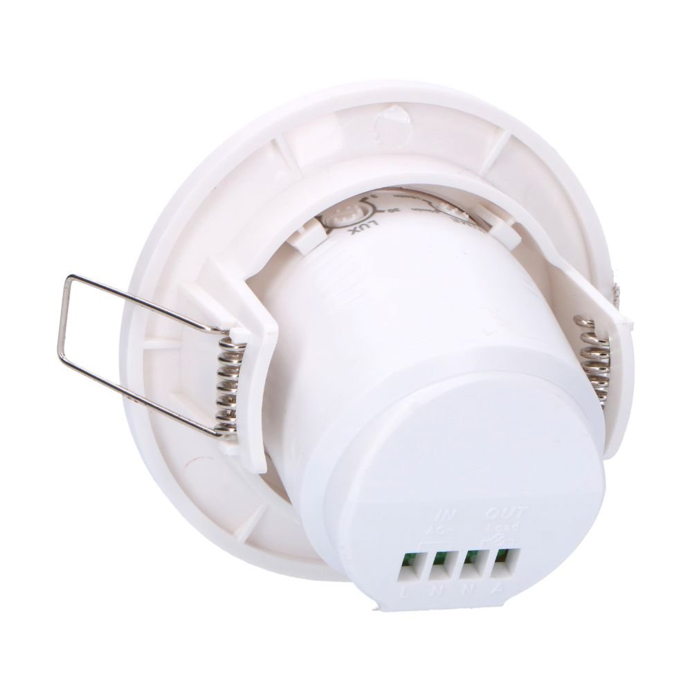 2in1 bewegingsmelder inbouw - 0 tot 1200W - Detectiebereik van 8 meter - LED.nl