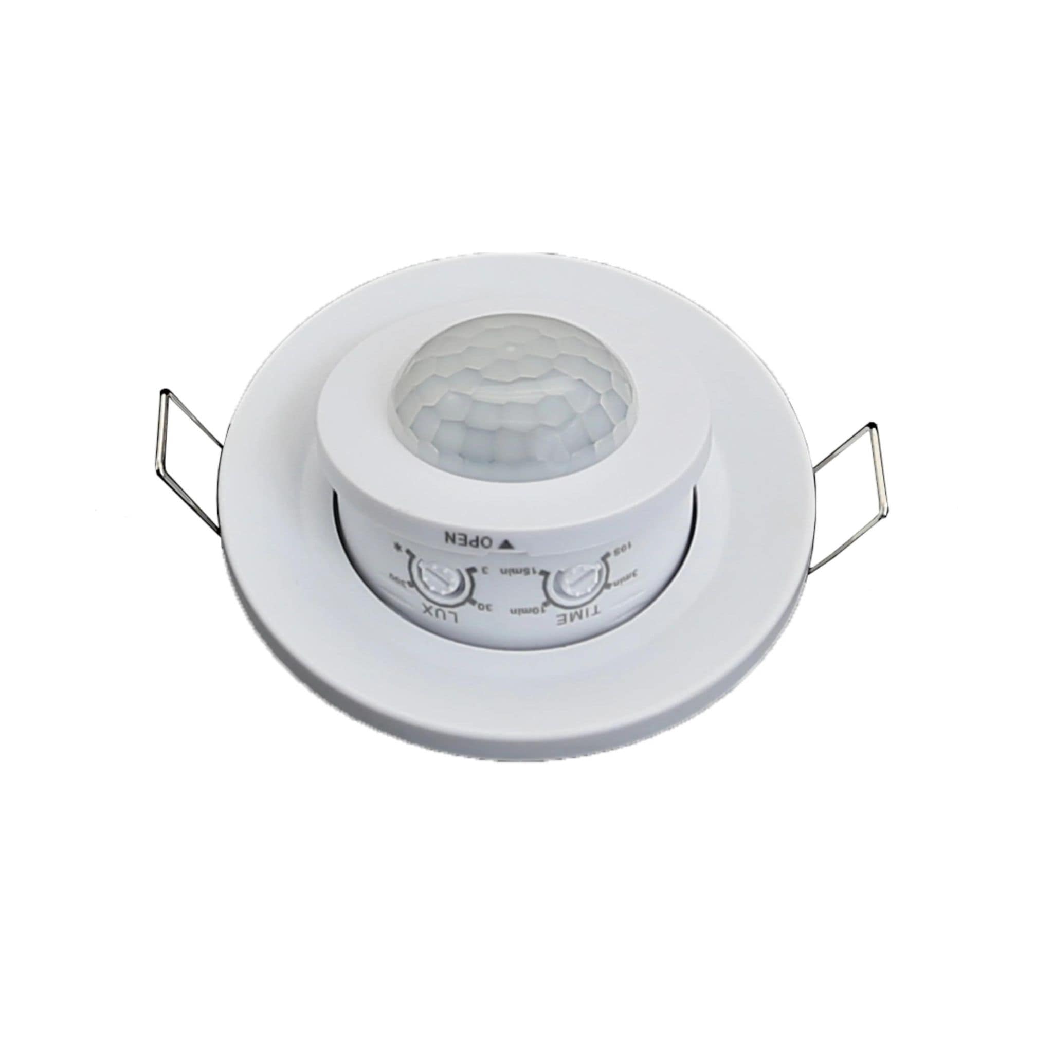 2in1 bewegingsmelder inbouw - 0 tot 1200W - Detectiebereik van 8 meter - LED.nl