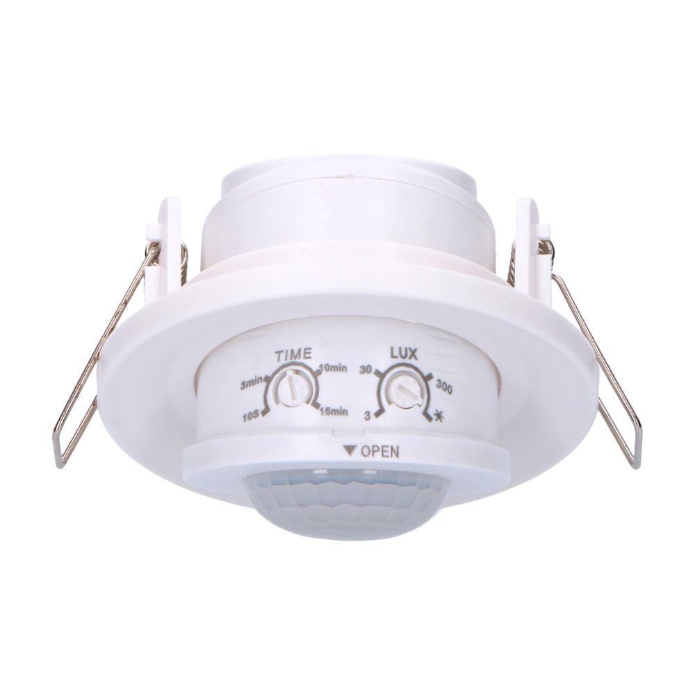 2in1 bewegingsmelder inbouw - 0 tot 1200W - Detectiebereik van 8 meter - LED.nl