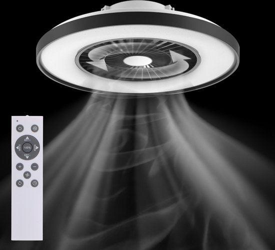 3D Air LED plafondlamp met ventilator – Full room luchtcirculatie - Zomer & Winterstand – Licht en kleurtemperatuur instelbaar - LED.nl