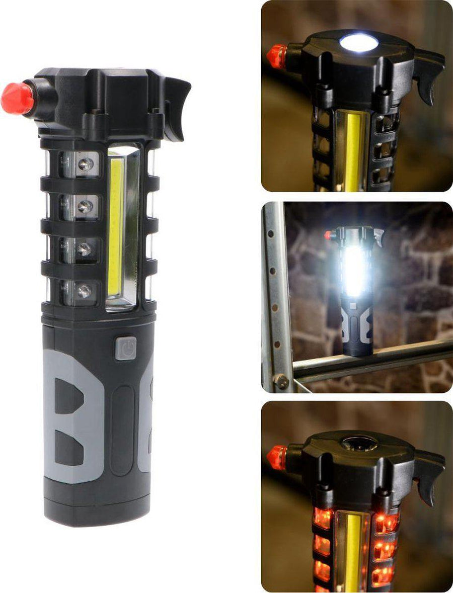 LED's Light 3-in-1 Noodverlichting - Ideaal voor in de auto - Oplaadbaar en draadloos - 2 lichtpunten - 300 Lumen Noodverlichting LED.nl