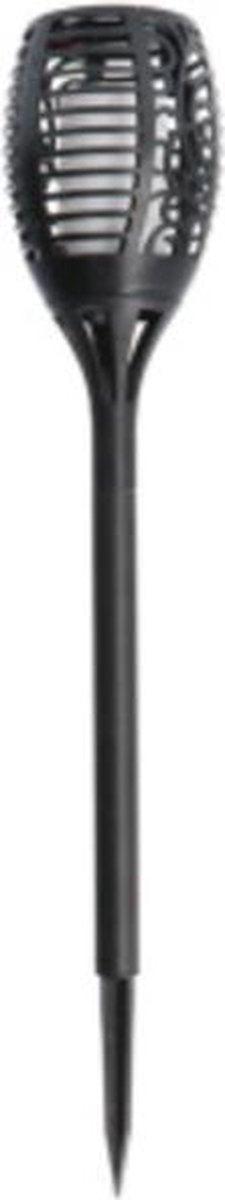 3in1 Solar Tuinlamp Fakkel met sensor - Priklamp, Wandlamp en tafellamp in 1 - 41 cm - LED.nl