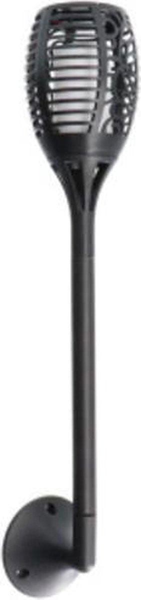 3in1 Solar Tuinlamp Fakkel met sensor - Priklamp, Wandlamp en tafellamp in 1 - 41 cm - LED.nl