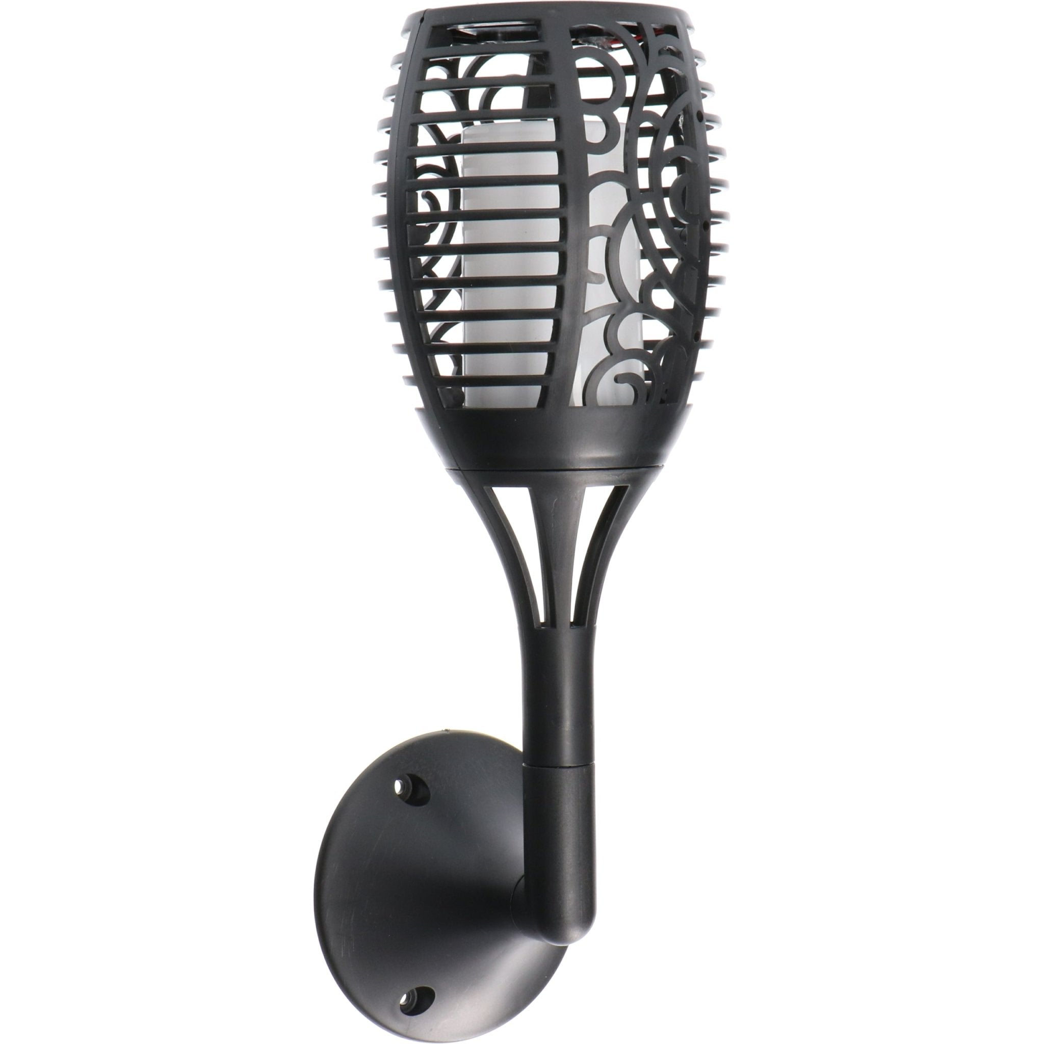 3in1 Solar Tuinlamp Fakkel met sensor - Priklamp, Wandlamp en tafellamp in 1 - 41 cm - LED.nl