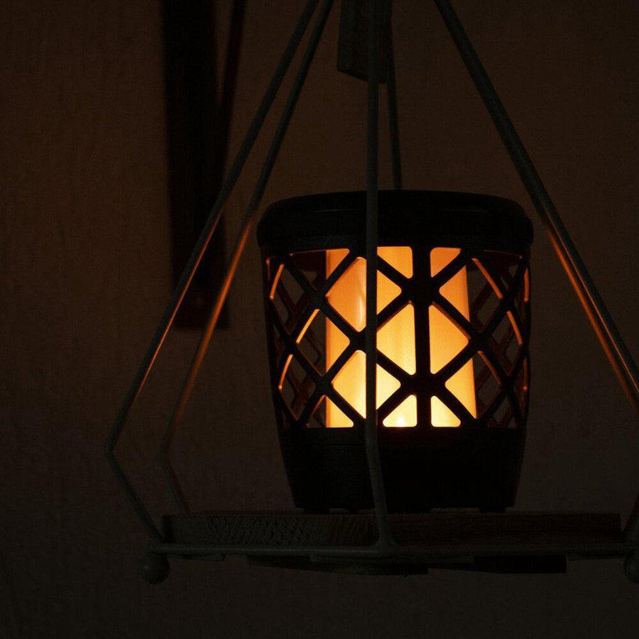 3in1 Solar Tuinlamp Fakkel met sensor - Priklamp, Wandlamp en tafellamp in 1 - 70 cm Buitenlampen LED.nl