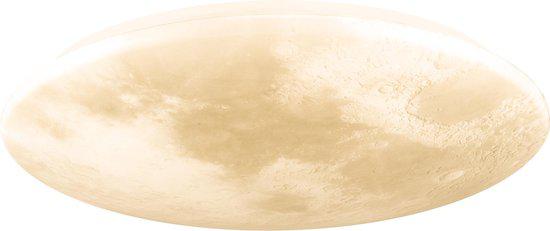 LED's Light Moon Ceiling Lamp for the Bedroom - Dimmable with remote control - 60 cm - LED.nl