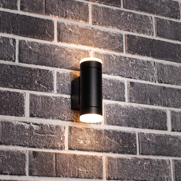 LED's Light AllWeather dubbele buitenlamp - Schijnt naar boven & beneden - IP44 - Antraciet Buitenlampen LED.nl