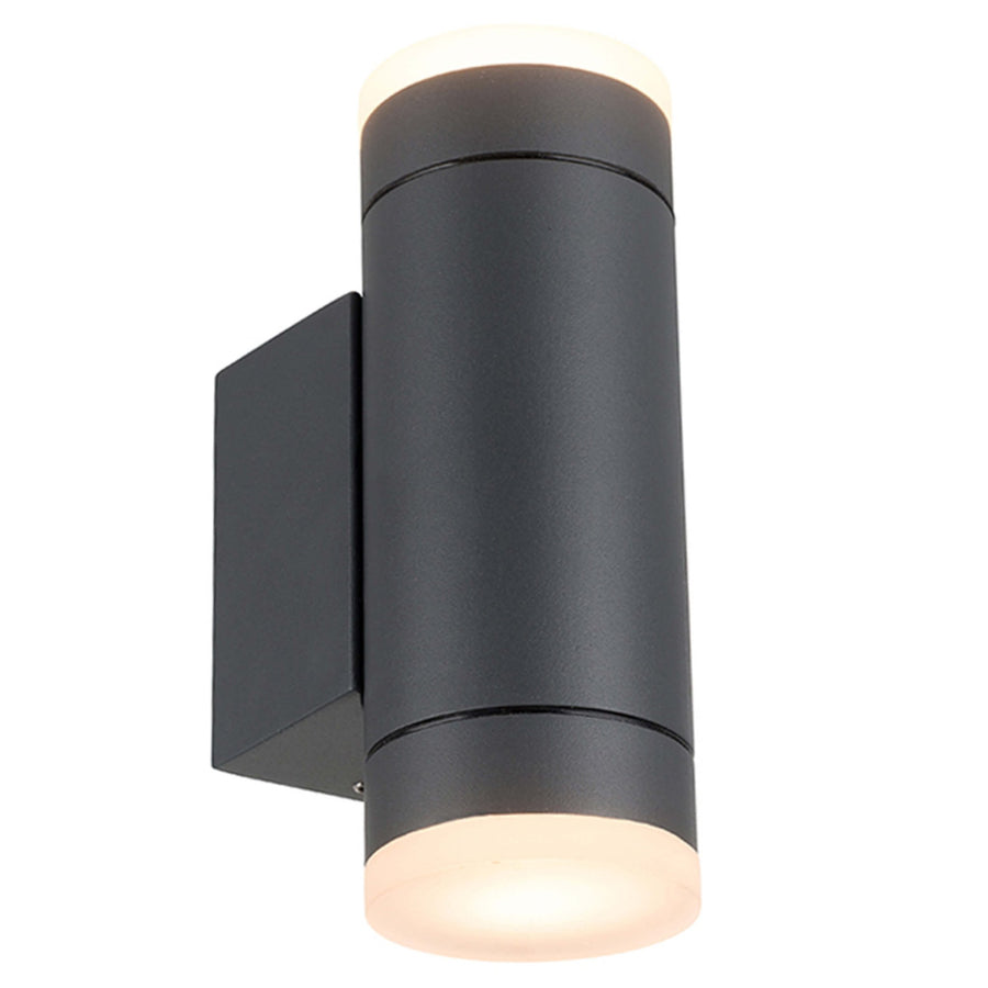 2 pack LED's Light AllWeather dubbele buitenlamp - Schijnt naar boven & beneden - IP44 - Antraciet Buitenlampen LED.nl