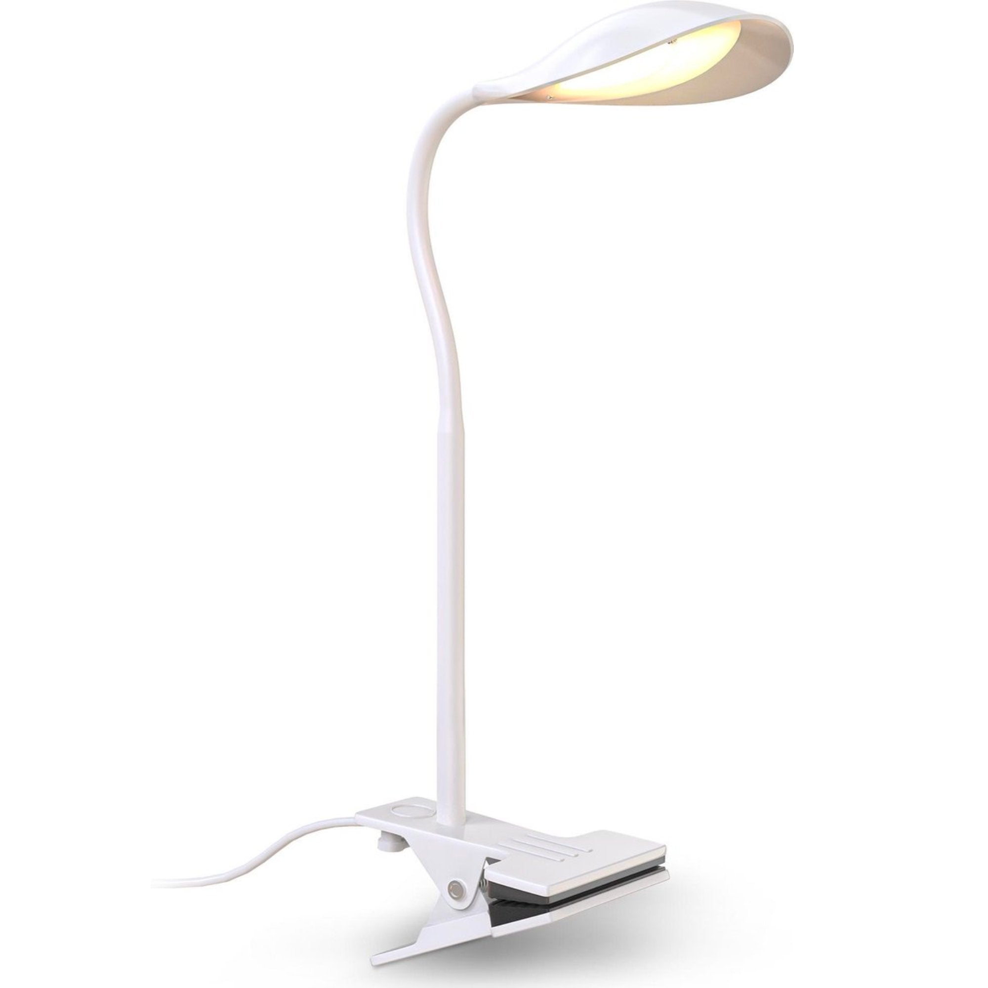 B.K.Licht - Bureau Klemlamp - Wit - Leeslamp Met Klem - 3000K - 4.5W ...