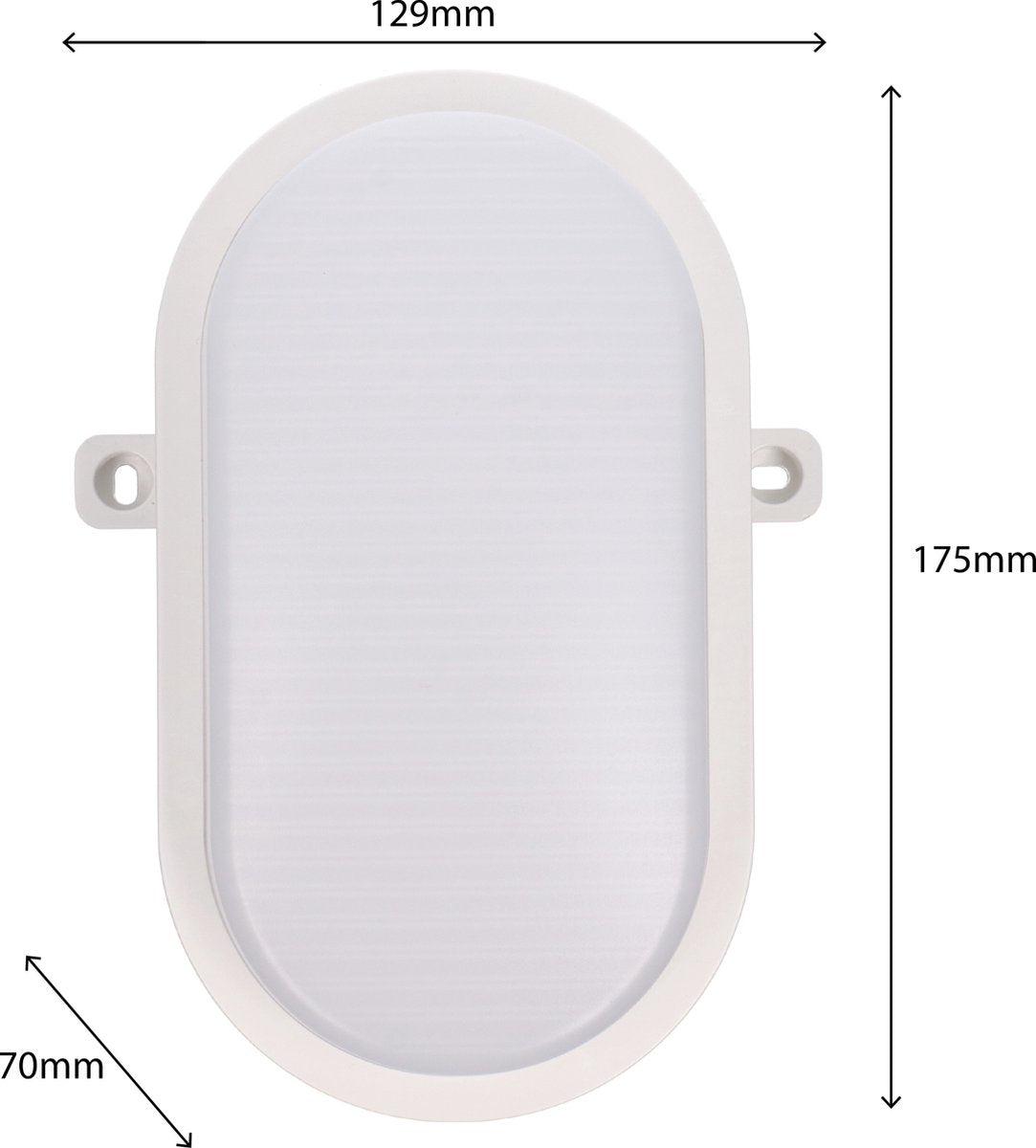 Bull Eye Plafondlamp Wandlamp - IP65 Waterdicht - voor binnen en buiten - 18 cm - LED.nl