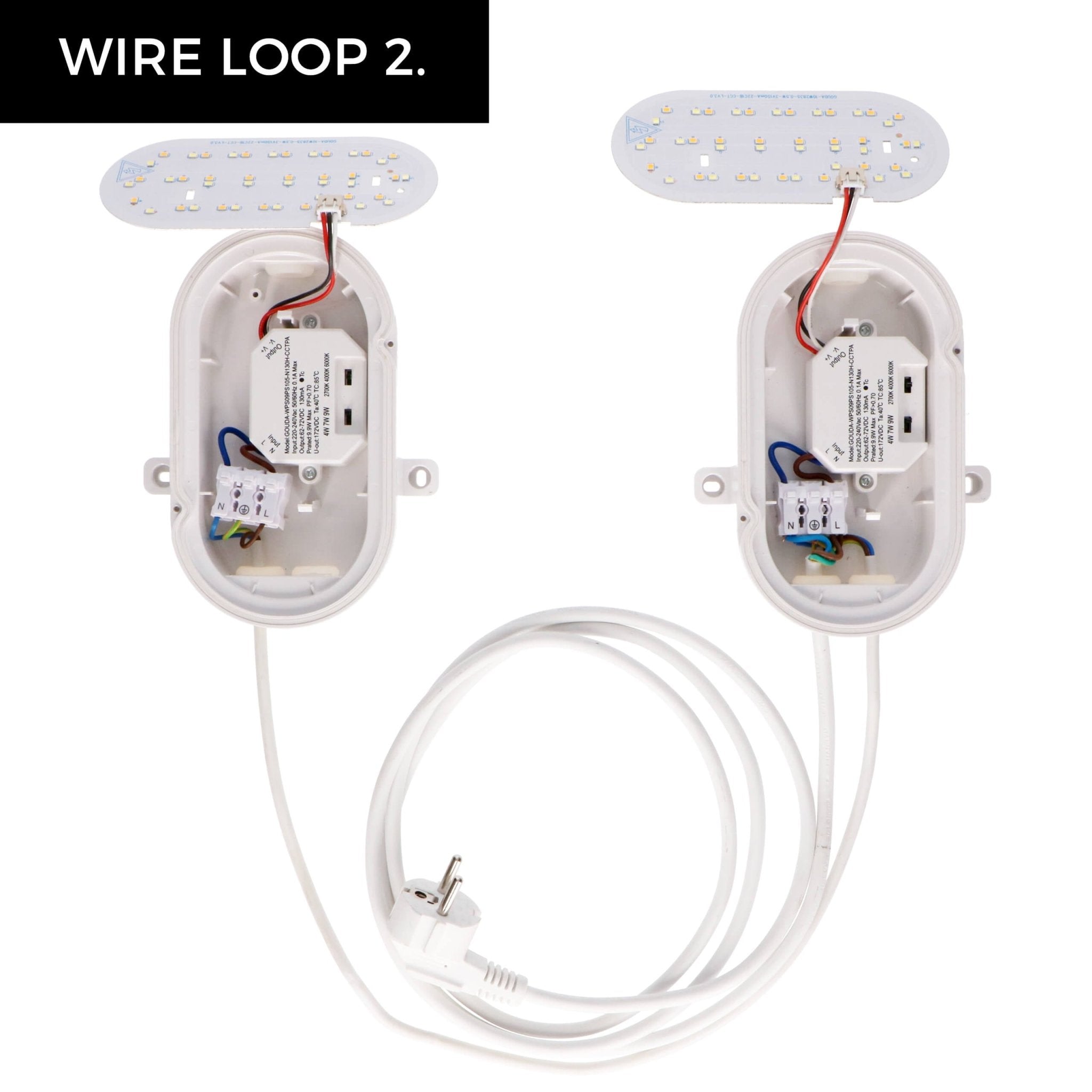 CCT Bull Eye Lamp voor plafond & wand - IP65 - Geschikt voor binnen en buiten - 18 cm - LED.nl