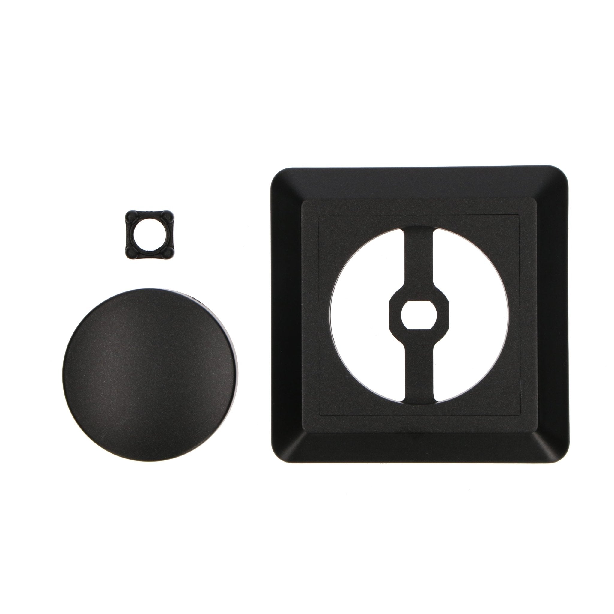 Complete dimmerknop met frame - zwart - Past in frames van GIRA, JUNG, Busch-Jaeger - LED.nl