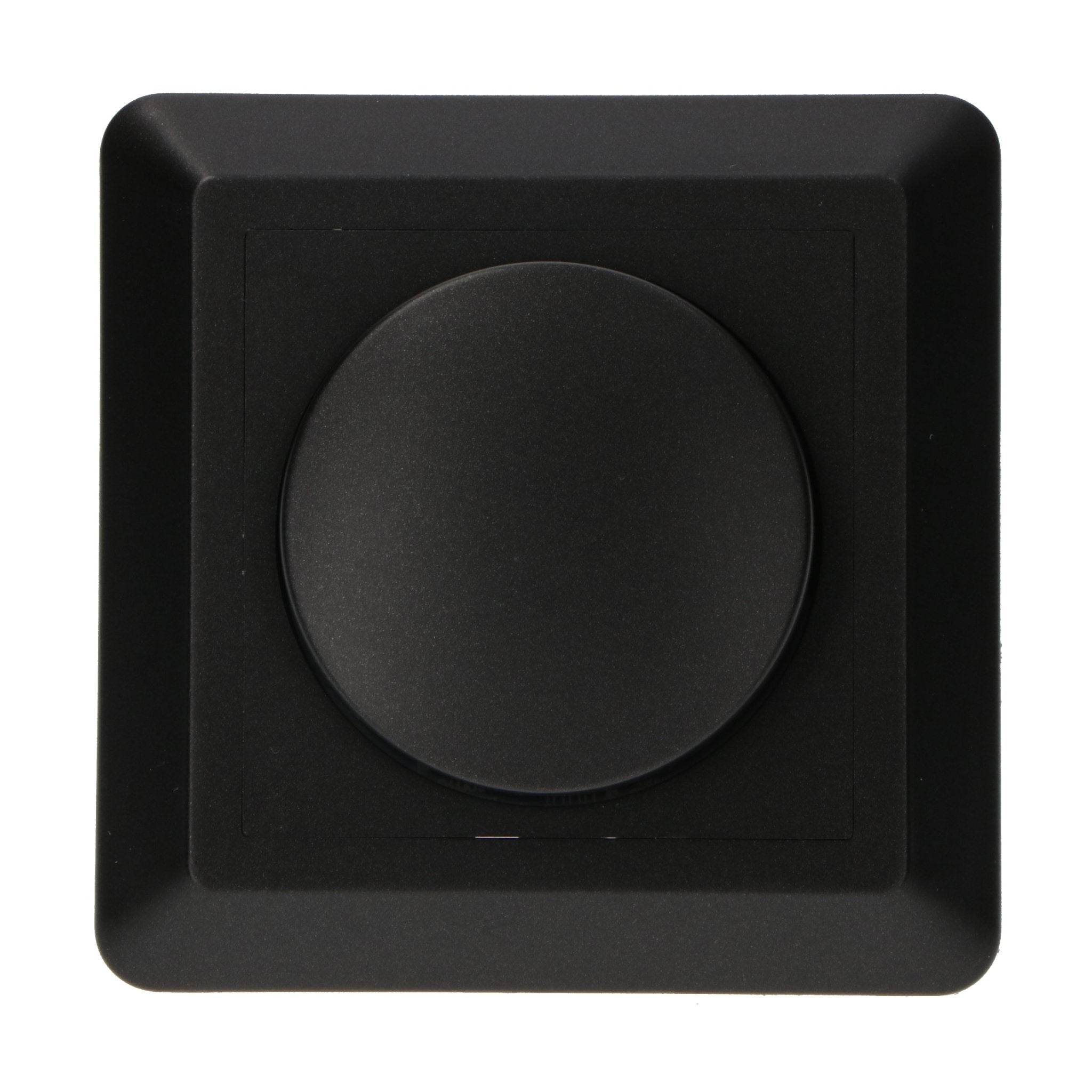 Universele dimmer knop centraalplaat in het zwart kopen? LED.nl