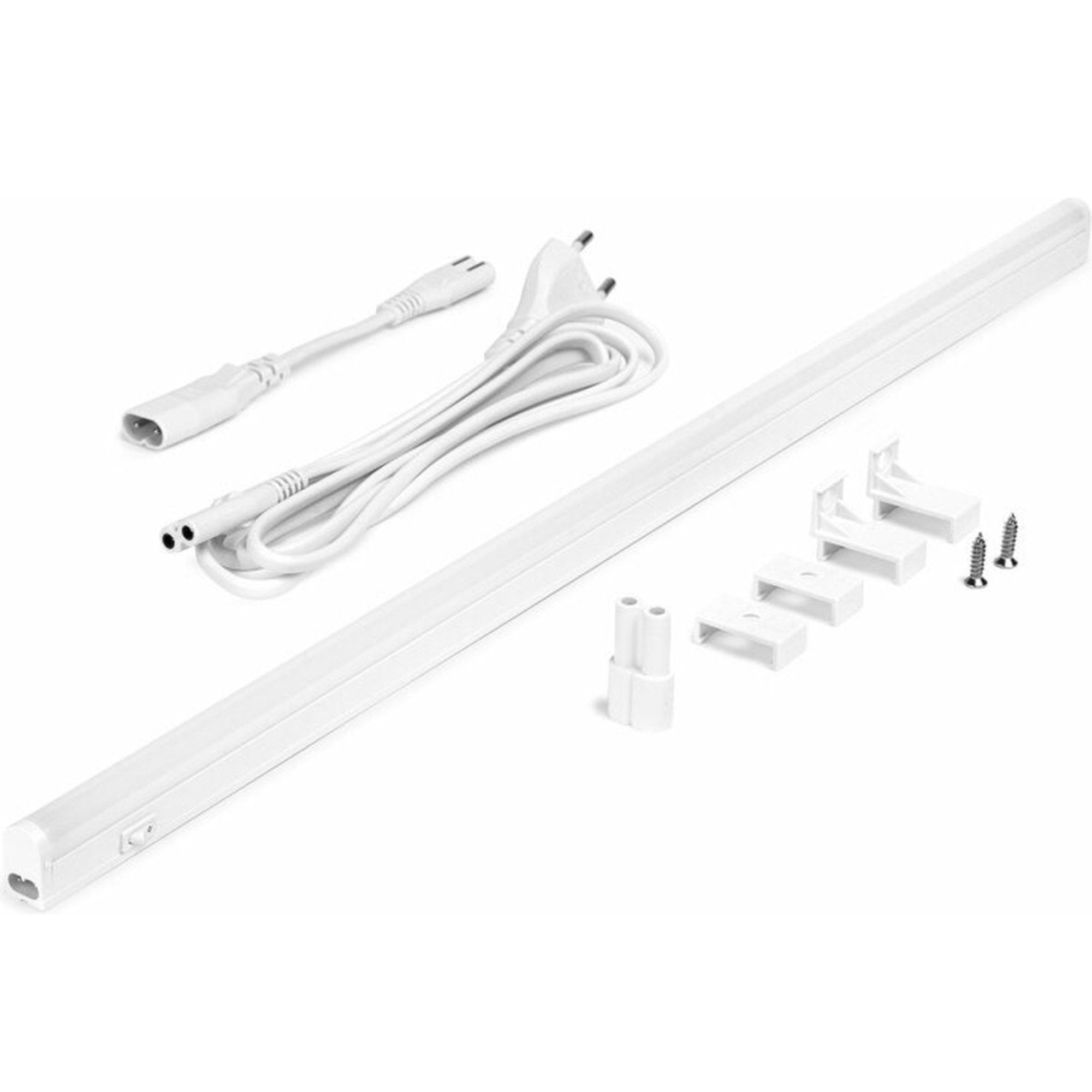 Complete LED Onderbouwverlichting 30 cm - Met koppelstuk en voeding - 4000K - LED.nl