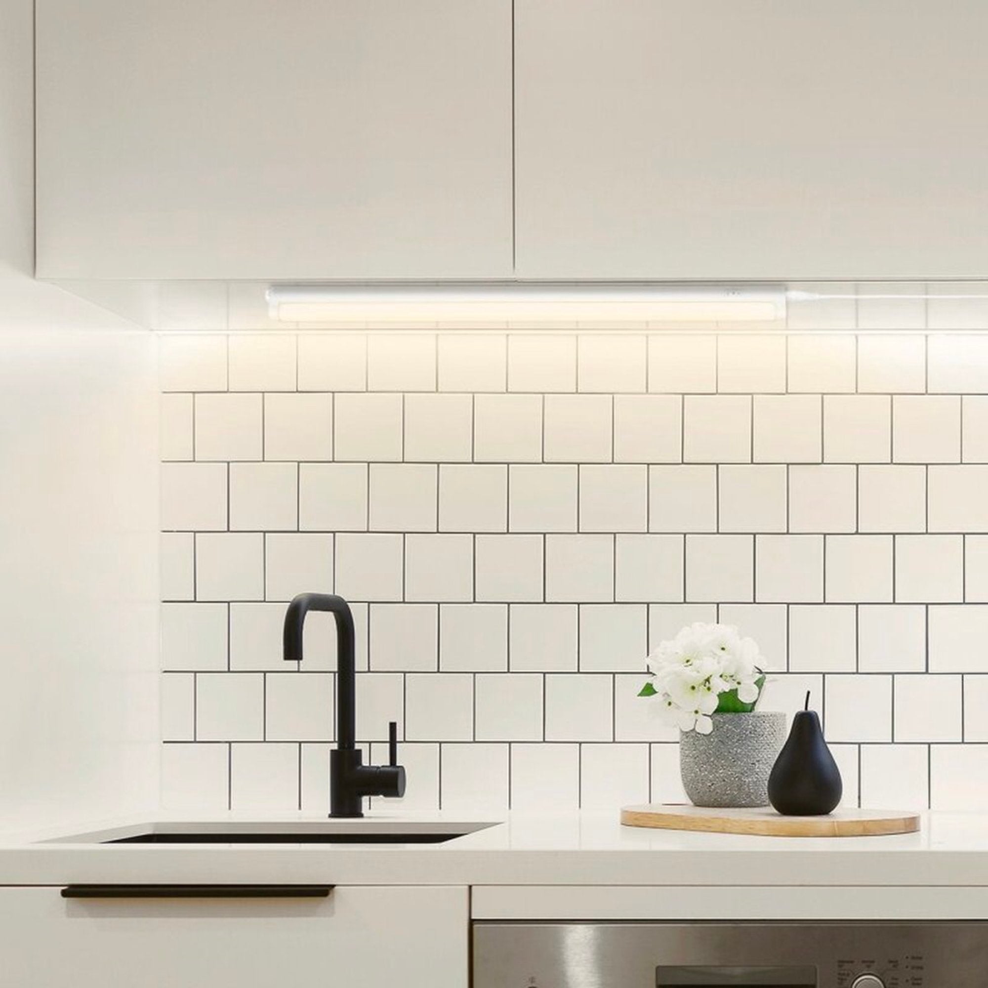 Complete LED Onderbouwverlichting 30 cm - Met koppelstuk en voeding - 4000K - LED.nl