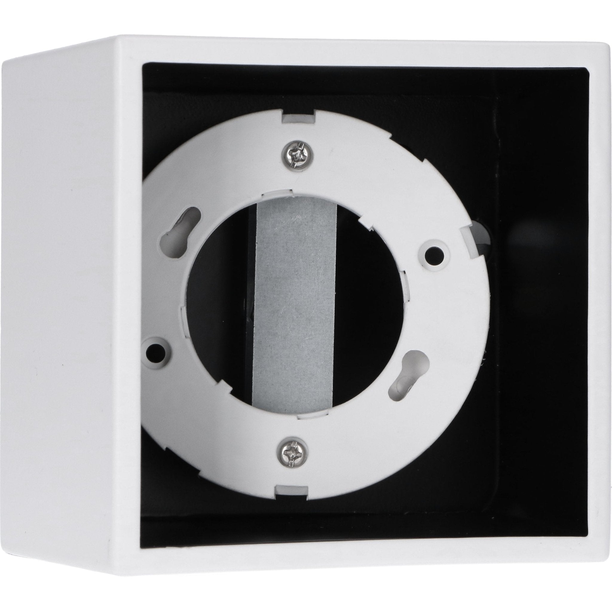 Cube Plafondlamp met 1 lichtpunt - Draaibaar licht -  Staal - 10 x 8 cm - Wit - LED.nl