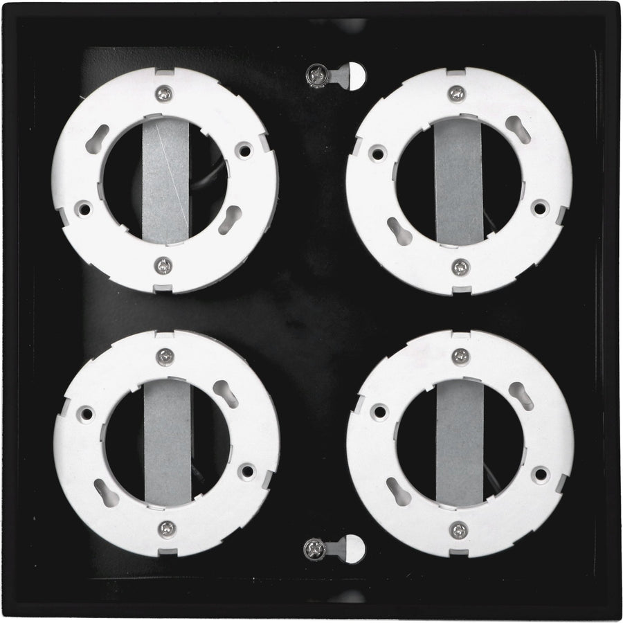 LED's Light Cube LED Ceiling Lamp - 4 light points - Rotatable light - Steel - 20 x 20 cm - Black - LED.nl