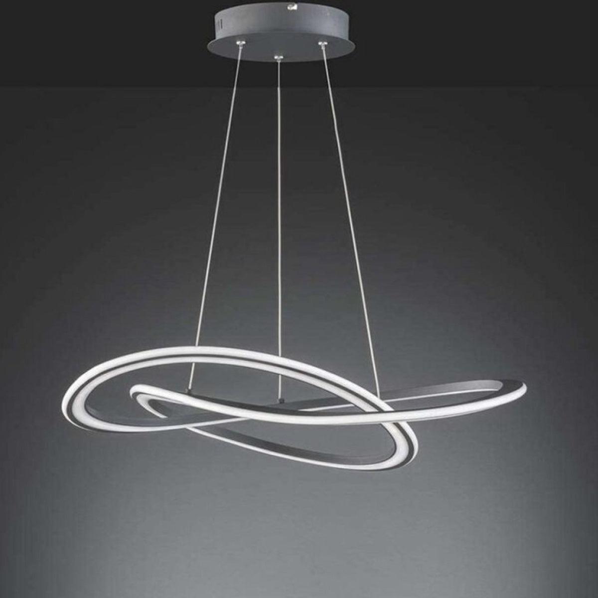 Design Hanglamp Ohio - 3 staps dimbaar zonder dimmer - Inkortbaar - Zwart - LED.nl