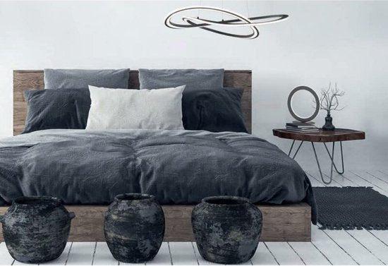 Design Hanglamp Ohio - 3 staps dimbaar zonder dimmer - Inkortbaar - Zwart - LED.nl