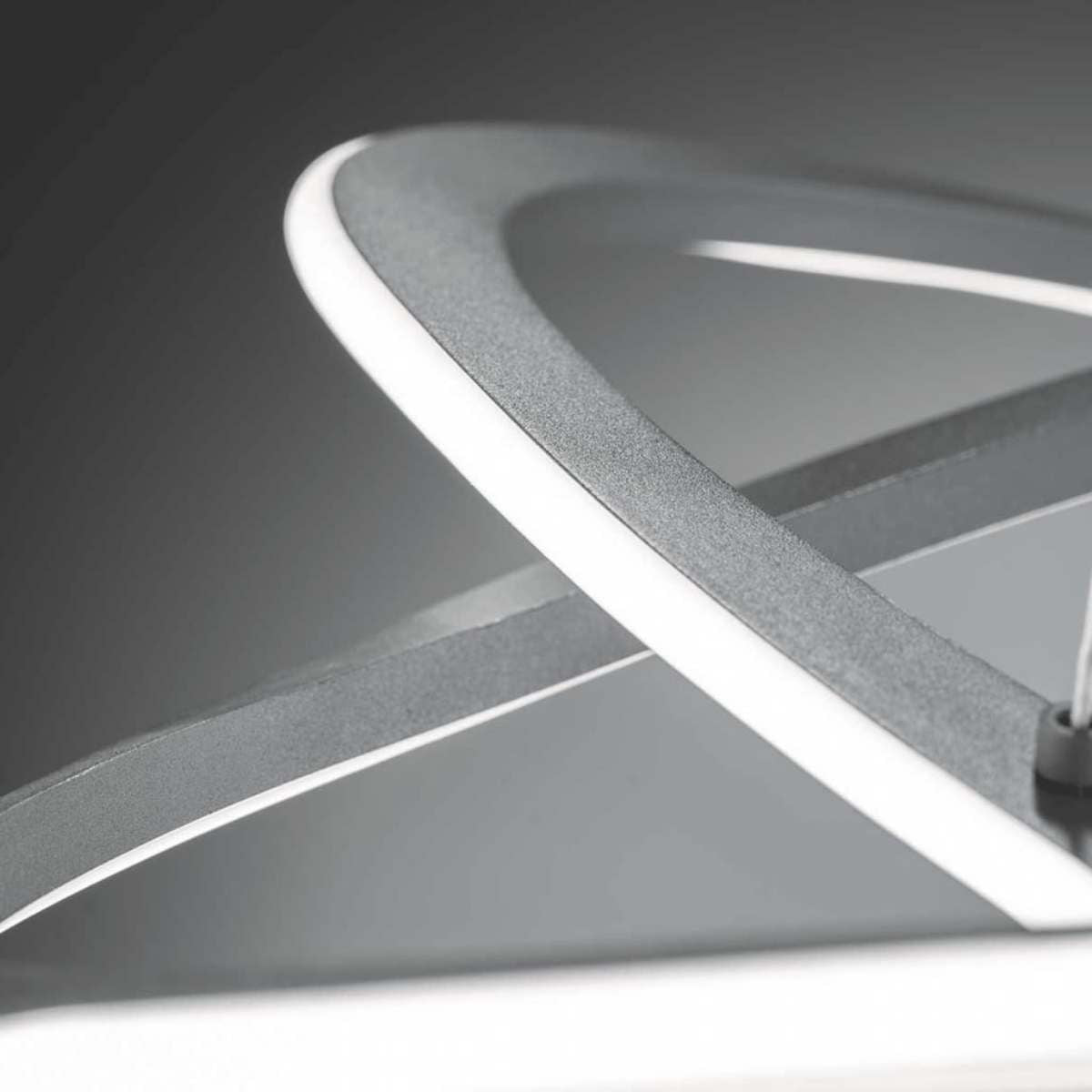 Design Hanglamp Ohio - 3 staps dimbaar zonder dimmer - Inkortbaar - Zwart - LED.nl