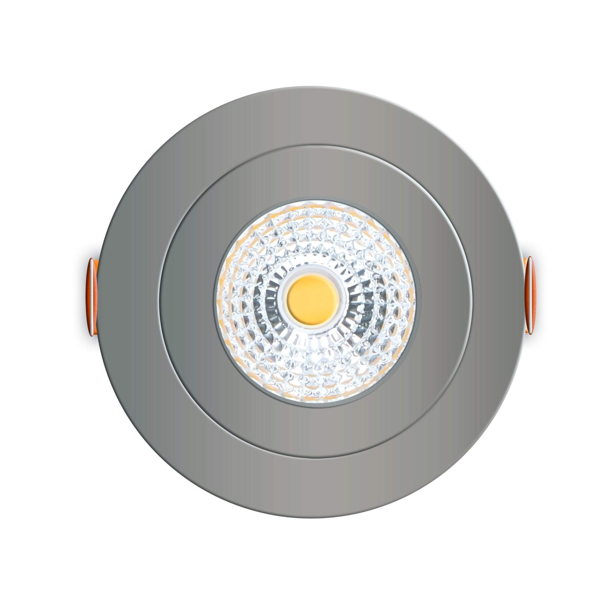 DimToWarm LED Inbouwspot nikkel - Ø68mm - Kantelbaar - Dimbaar warm wit licht - CRI95 - LED.nl