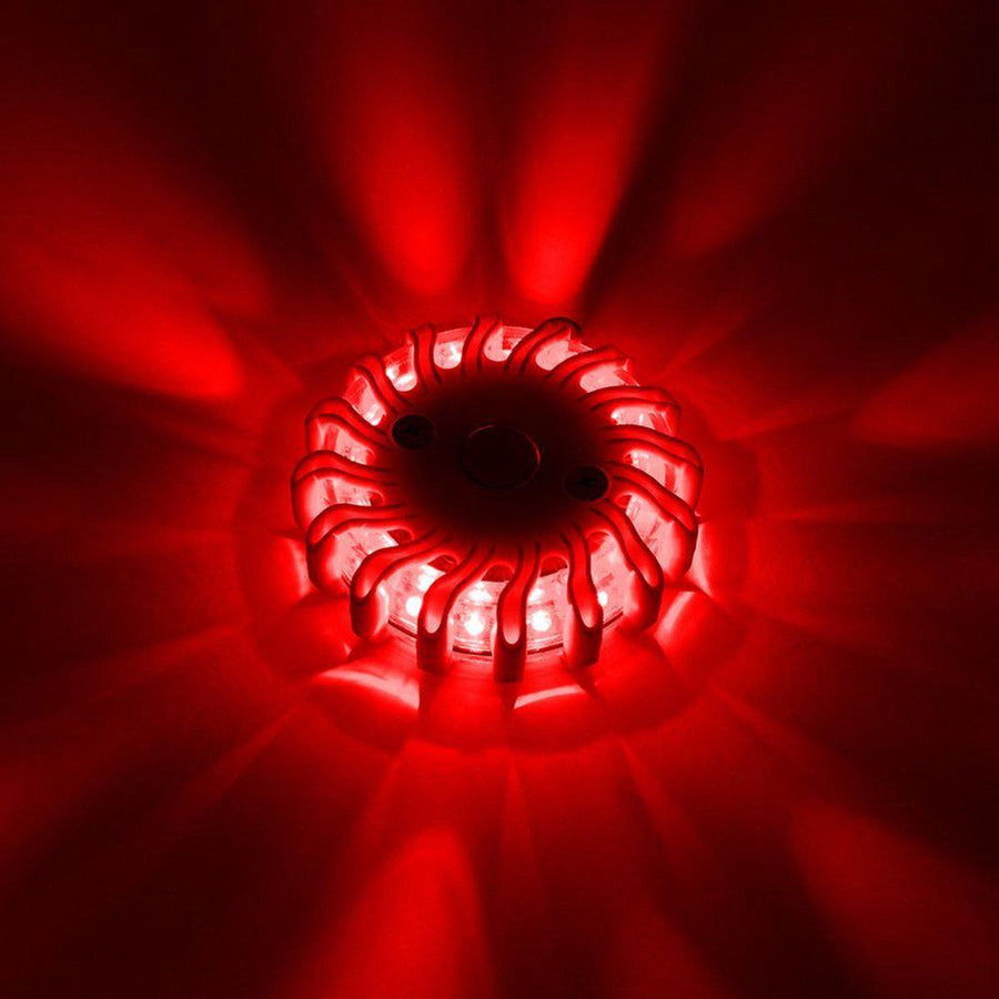LED's Light Wireless LED Flashlight on Batteries - 9 Modes - Magnetic &amp; Waterproof - Red - LED.nl
