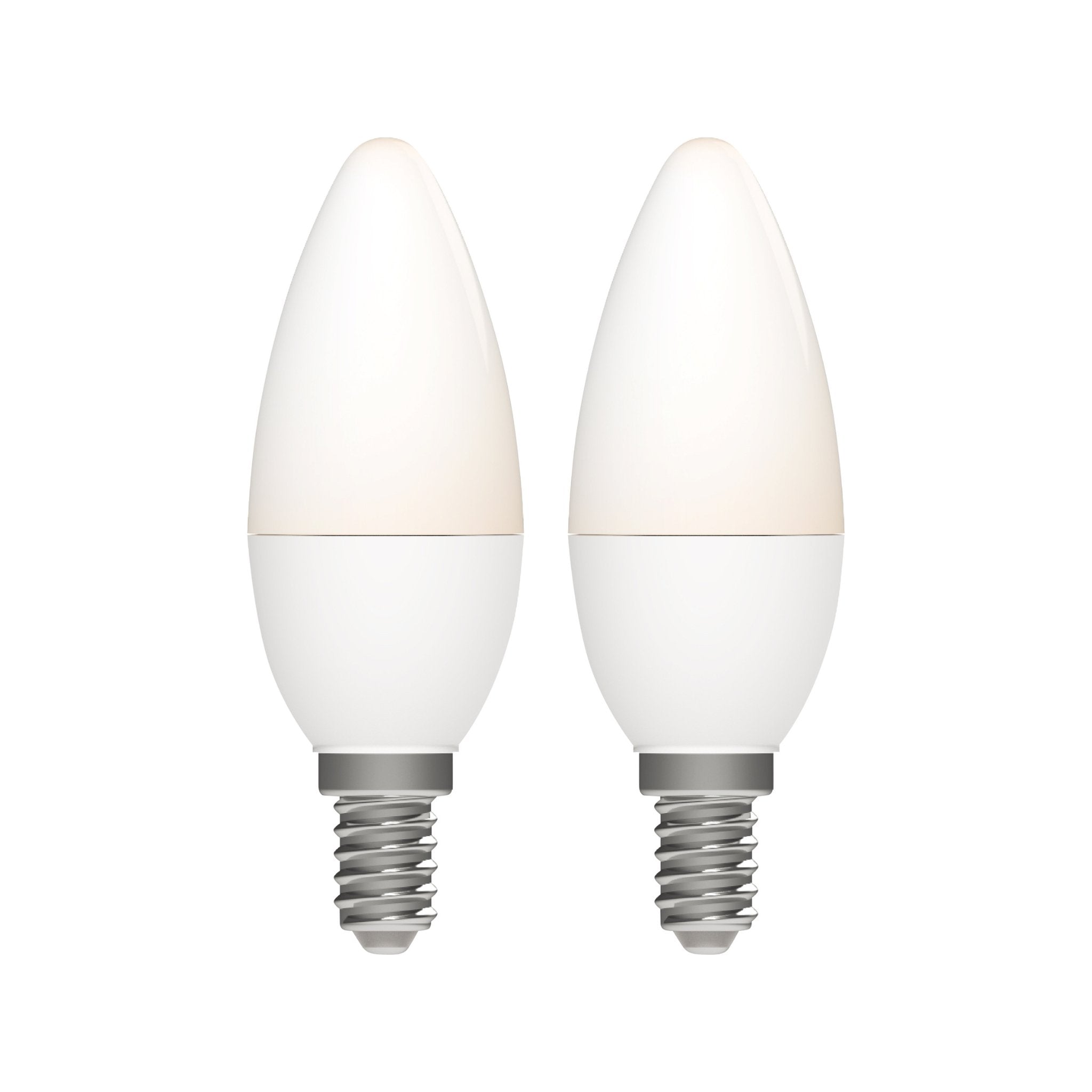 Duopack LongLife LED Kaarslampen E14 - Warm wit licht - 5W vervangt 40W - LED.nl