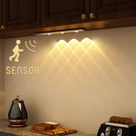 LED's Light EasyFix Kastverlichting onderbouwverlichting met Bewegingssensor - RGB functie - 3 lichtpunten - Draadloos en oplaadbaar - 35 cm LED.nl