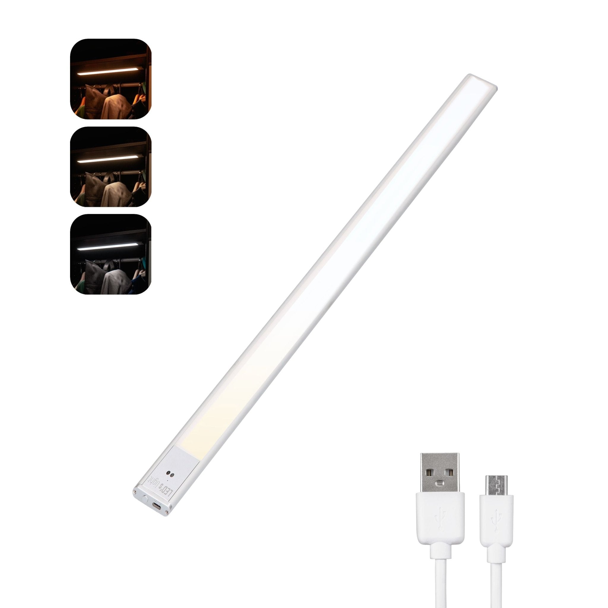 EasyFix LED Keuken kastverlichting met zwaai sensor - Oplaadbaar & Draadloos - 60 cm - LED.nl