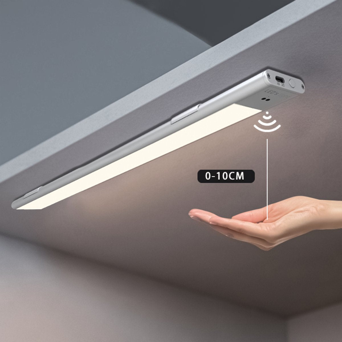 EasyFix LED Keuken kastverlichting met zwaai sensor - Oplaadbaar & Draadloos - 60 cm - LED.nl