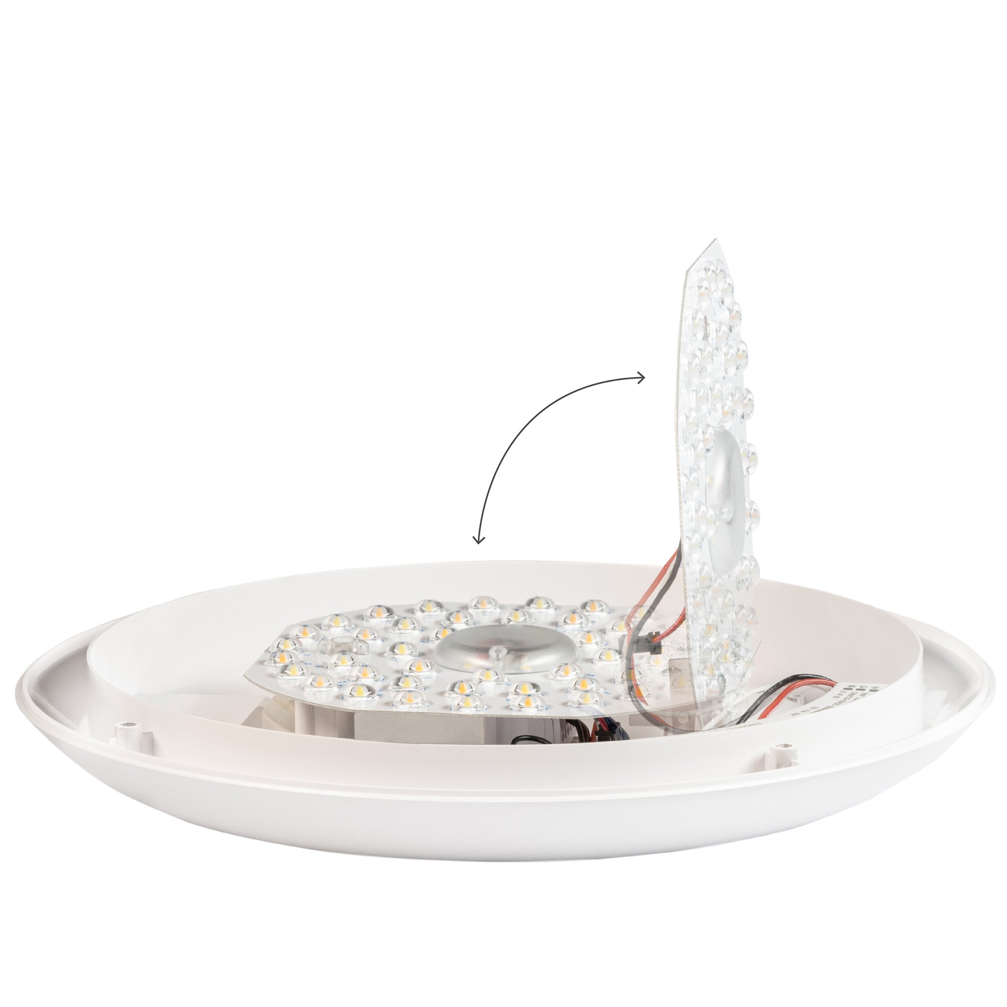 EasyFix LED Plafondlamp 30 cm - Lichtkleur en lichtsterkte dimbaar - Waterdicht - IP66 - LED.nl