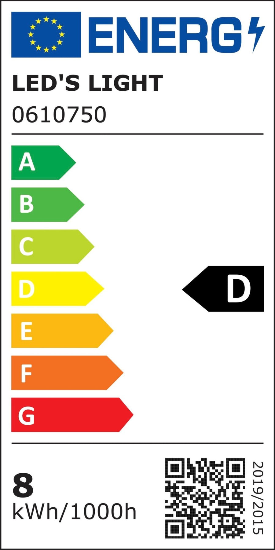 LED-Leuchtstofflampe mit 60 cm LED-Röhre – für Innen und Außen – 1100 lm – 1 x 6 W – 185 lm/W – Energieeffizienzklasse B - LED.de