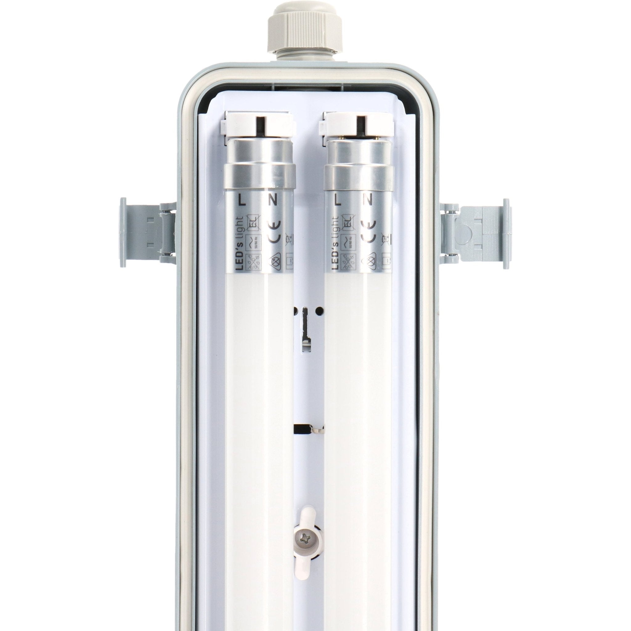 EasyFix LED TL Verlichting set 60 cm - dubbel armatuur incl. 2 LED buizen - 4000K - IP65 - LED.nl