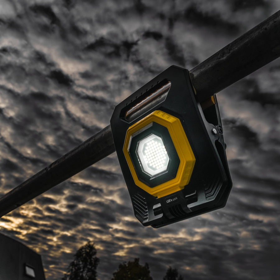 LED's Work Rechargeable Work Light 1500 - Rechargeable with battery - Wireless - IP54 waterproof - LED.nl