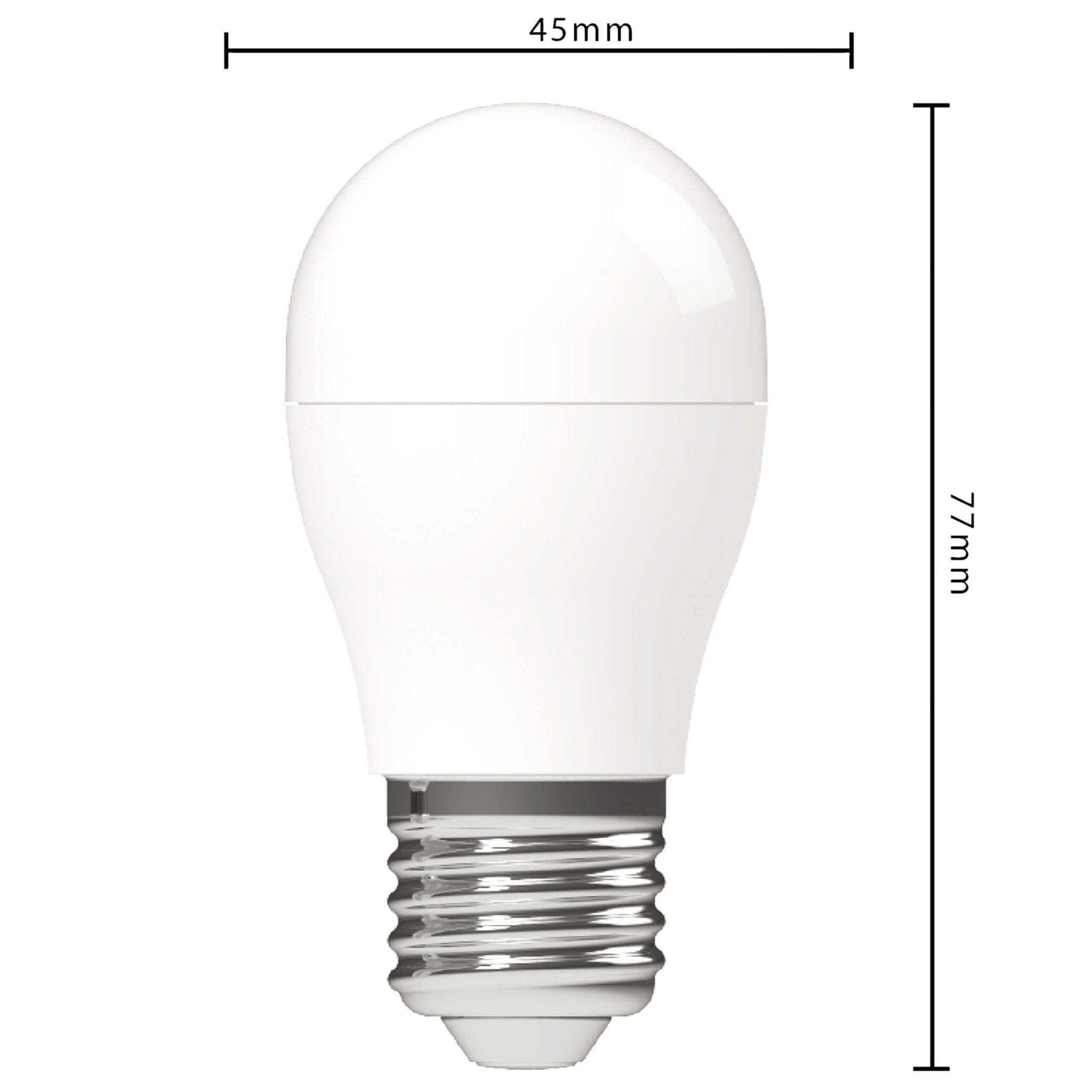 Elite LED Kogellamp E27 Mat - Gaan tot 25 jaar mee - Warm wit - 2.9W vervangt 40W - LED.nl