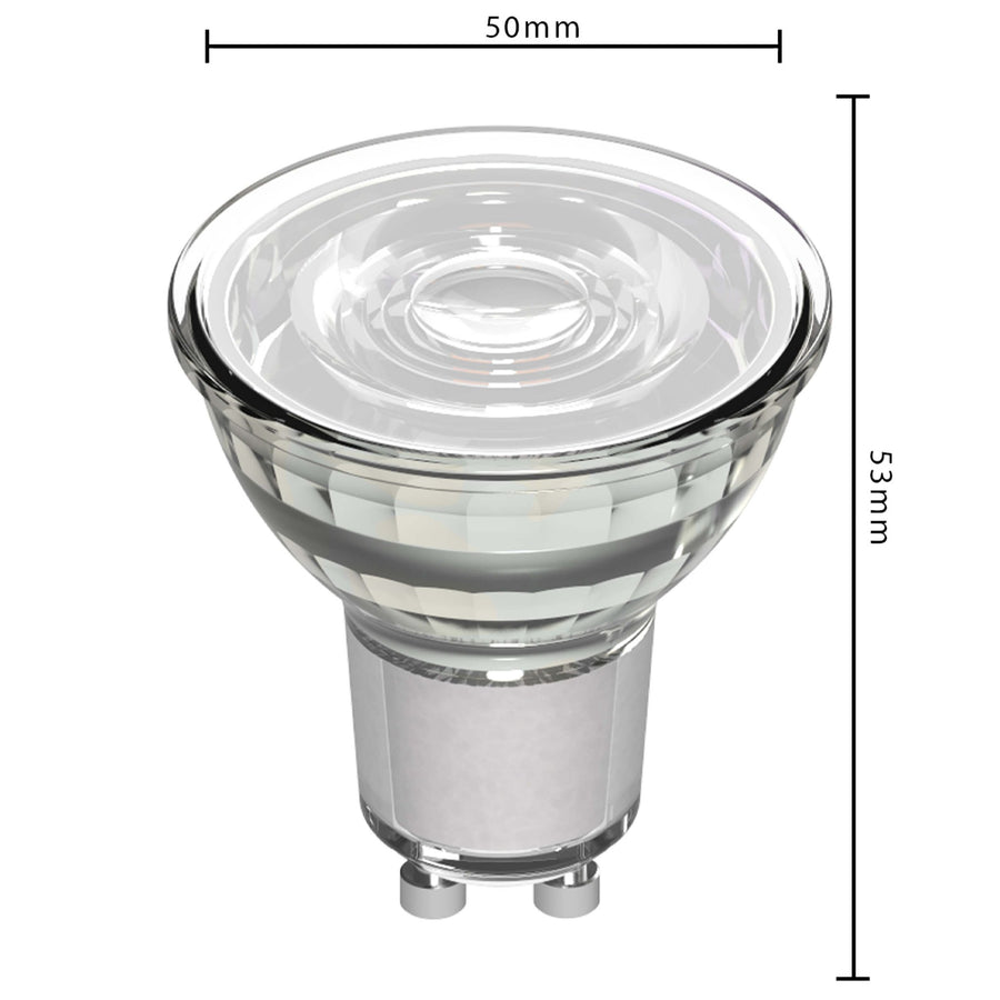 Elite LED Lamp met GU10 fitting - Gaat tot 25 jaar mee - 2W/50W - 345 lm - Warm wit Spotjes LED.nl